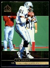 Tim Brown Football Cards 1998 SP Authentic Prices