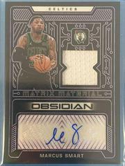 Marcus Smart [Purple] Basketball Cards 2021 Panini Obsidian Matrix Material Autographs Prices