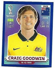 Craig Goodwin [Blue Border] #AUS 18 Soccer Cards 2022 Panini World Cup Qatar Stickers Prices