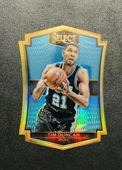 Tim Duncan [Light Blue Prizm Die Cut] #110 Basketball Cards 2015 Panini Select Prices