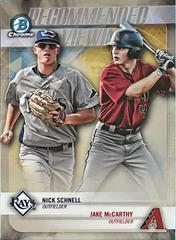 Jake McCarthy / Nick Schnell #RV-SM Baseball Cards 2018 Bowman Draft Recommended Viewing Chrome Prices