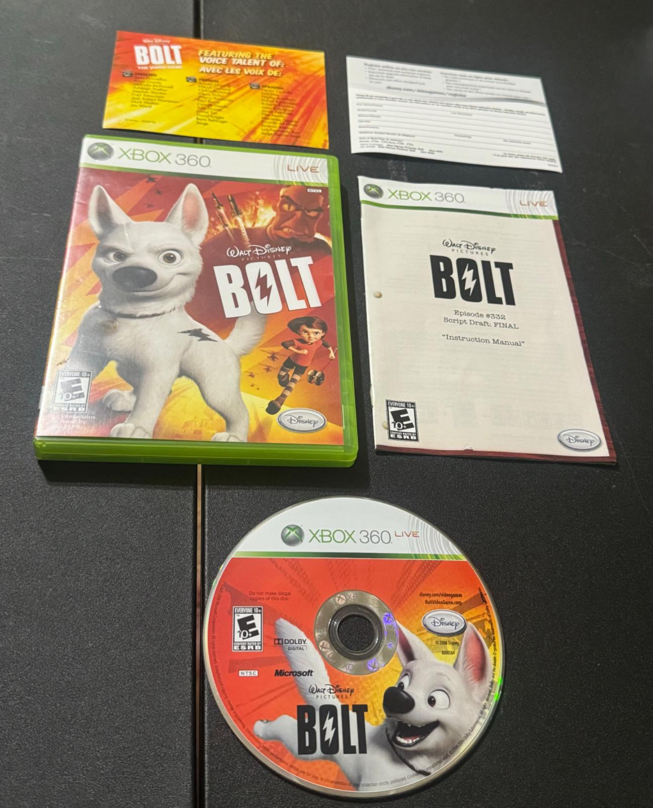 Bolt | Item, Box, and Manual | Xbox 360