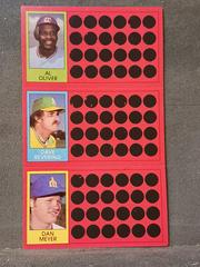 Al Oliver, Dan Meyer, Dave Revering Baseball Cards 1981 Topps Scratch Offs Prices