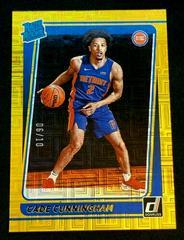 Cade Cunningham [Choice Gold] Basketball Cards 2021 Panini Donruss Prices