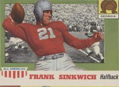 Frank Sinkwich Football Cards 1955 Topps All American Prices