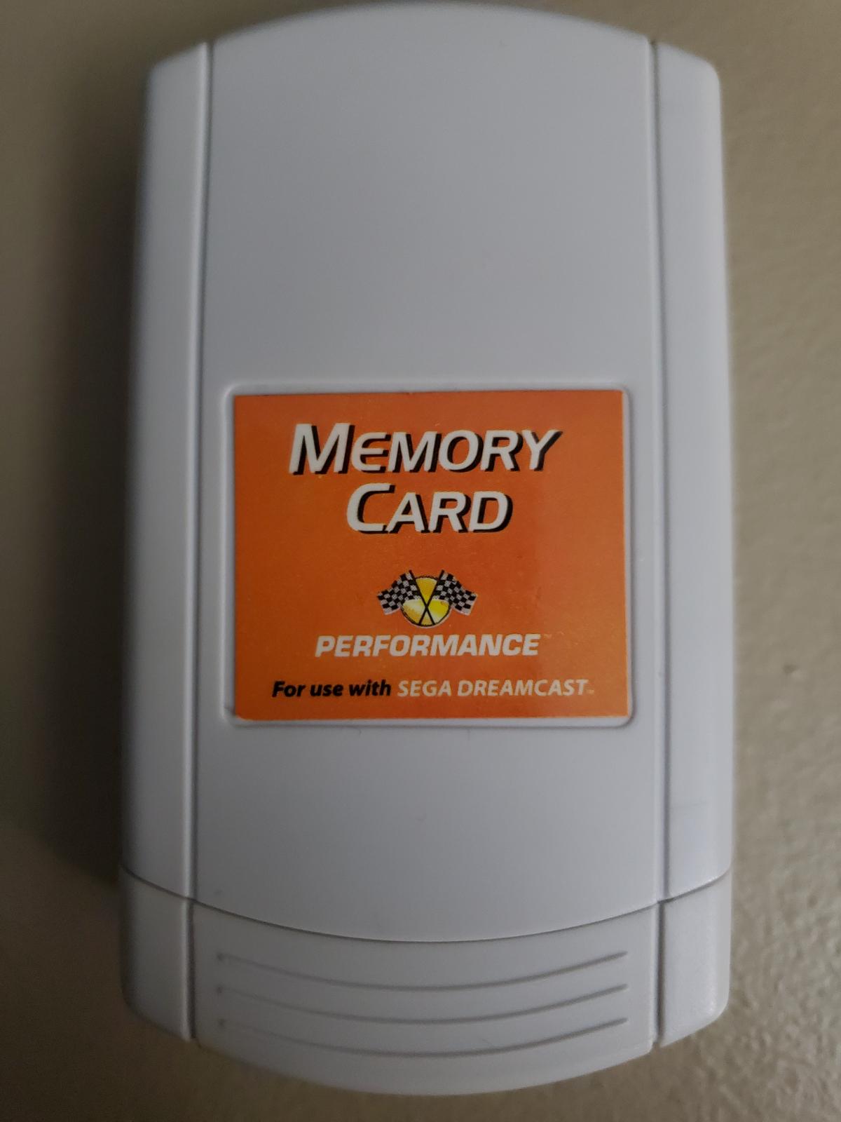 Performance Memory Card Prices Sega Dreamcast Compare Loose, CIB