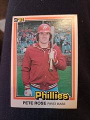 Pete Rose #131 & Says 131 On Back Baseball Cards 1981 Donruss Prices