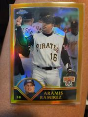 Aramis Ramirez [Gold] #154 Baseball Cards 2003 Topps Chrome Prices