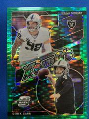 Derek Carr, Maxx Crosby [Green Pulsar] Football Cards 2021 Panini Contenders Optic Xs and Os Prices