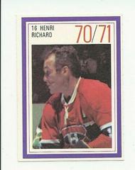 Henri Richard Hockey Cards 1970 Esso Power Players Prices