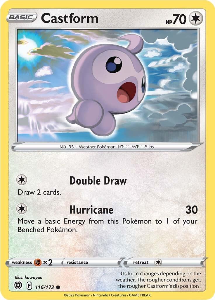 Castform #116 Pokemon Brilliant Stars