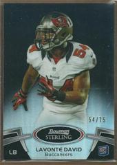 Lavonte David [Black Refractor] Football Cards 2012 Bowman Sterling Prices