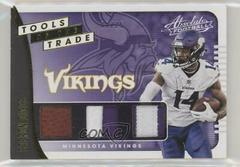Stefon Diggs [Prime] Football Cards 2019 Panini Absolute Tools of the Trade Triple Prices