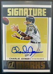 Charlie Joiner Football Cards 2018 Donruss Signature Marks Prices