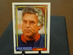 Buck Rodgers [Winner] #21 Baseball Cards 1992 Topps Gold Prices