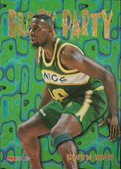 Shawn Kemp #10 Basketball Cards 1995 Hoops Block Party Prices