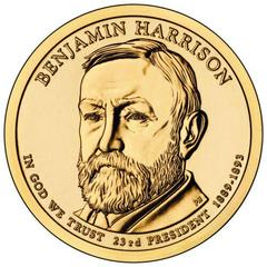 2012 D [BENJAMIN HARRISON] Coins Presidential Dollar Prices