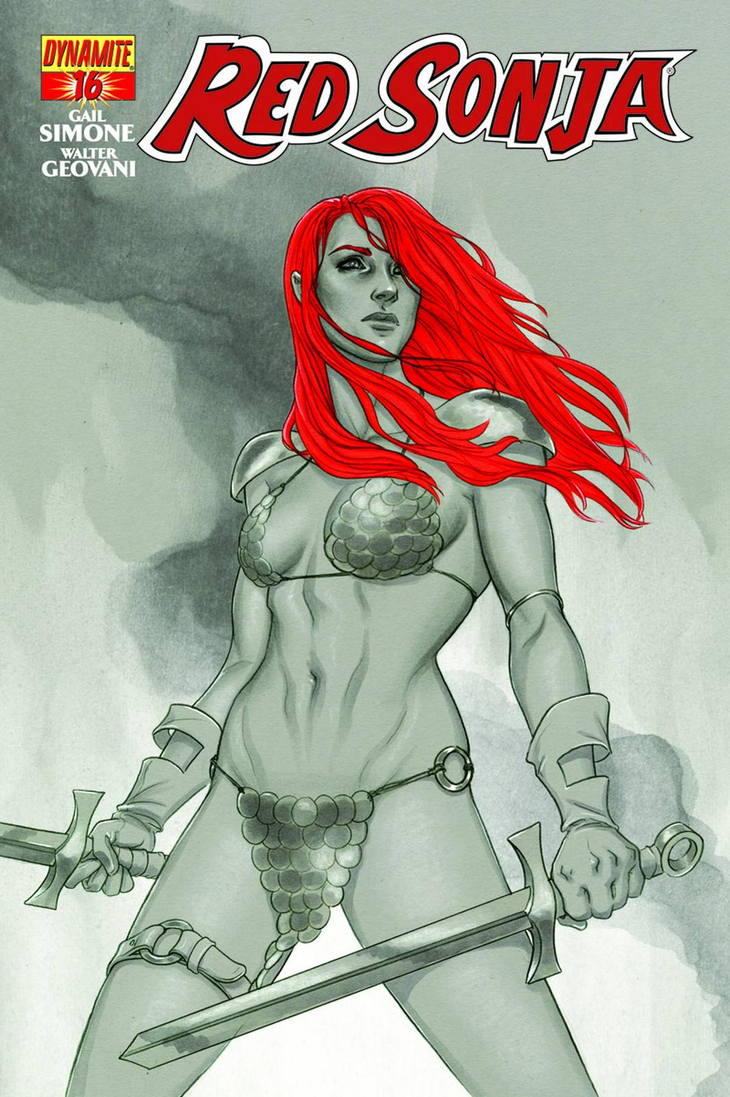 Red Sonja [Frison Sketch] #16 (2015) Comic Books Red Sonja