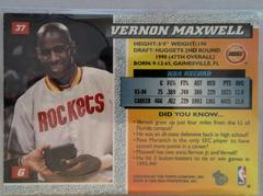 Rev | Vernon Maxwell Basketball Cards 1994 Topps Embossed