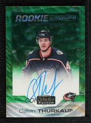Calvin Thurkauf [Emerald Surge] Hockey Cards 2020 O Pee Chee Platinum Rookie Autographs Prices