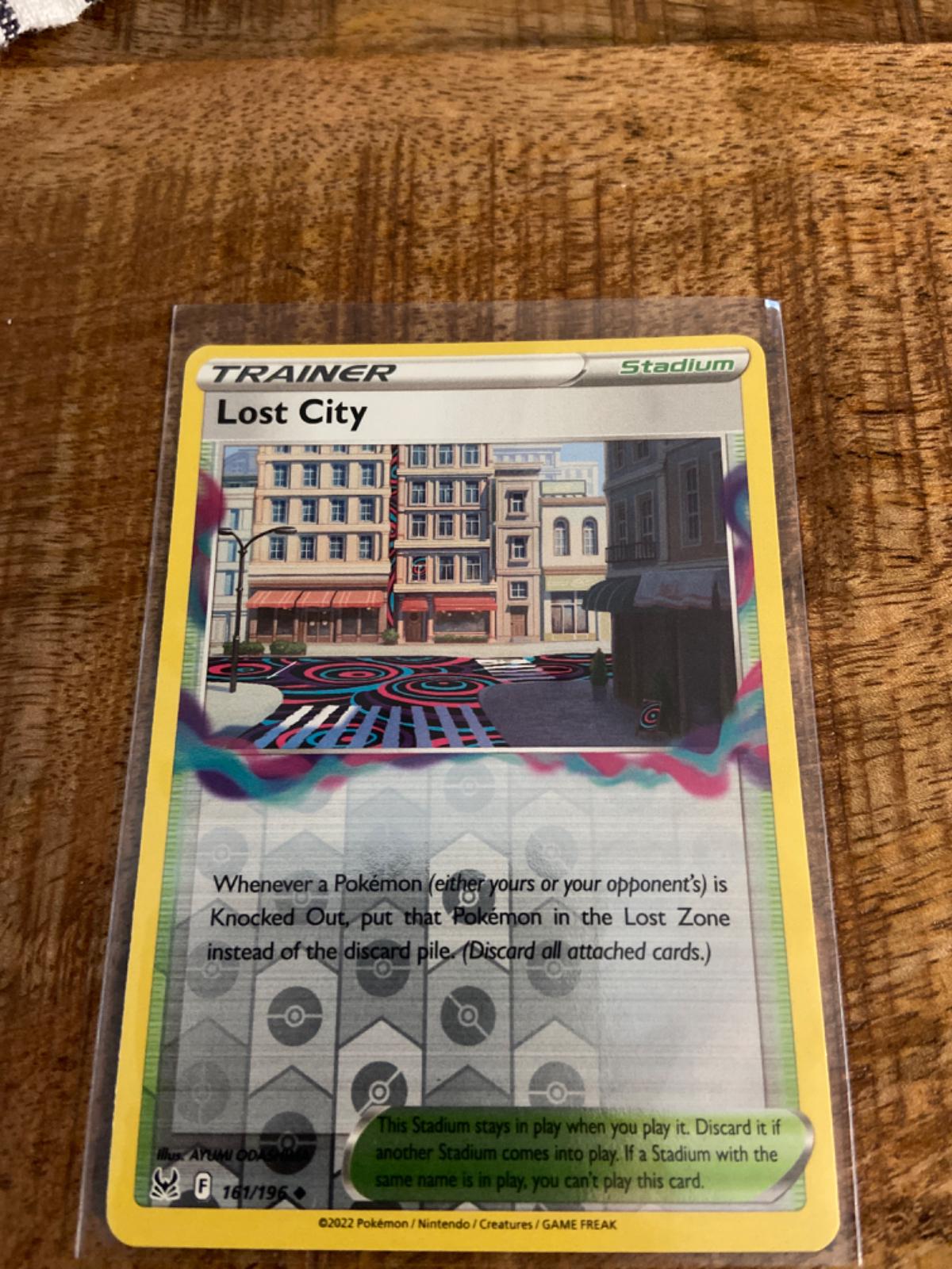 Lost City Reverse Holo Ungraded Pokemon Lost Origin