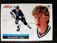 Wayne Gretzky [English] #312 Hockey Cards 1991 Score Canadian Prices
