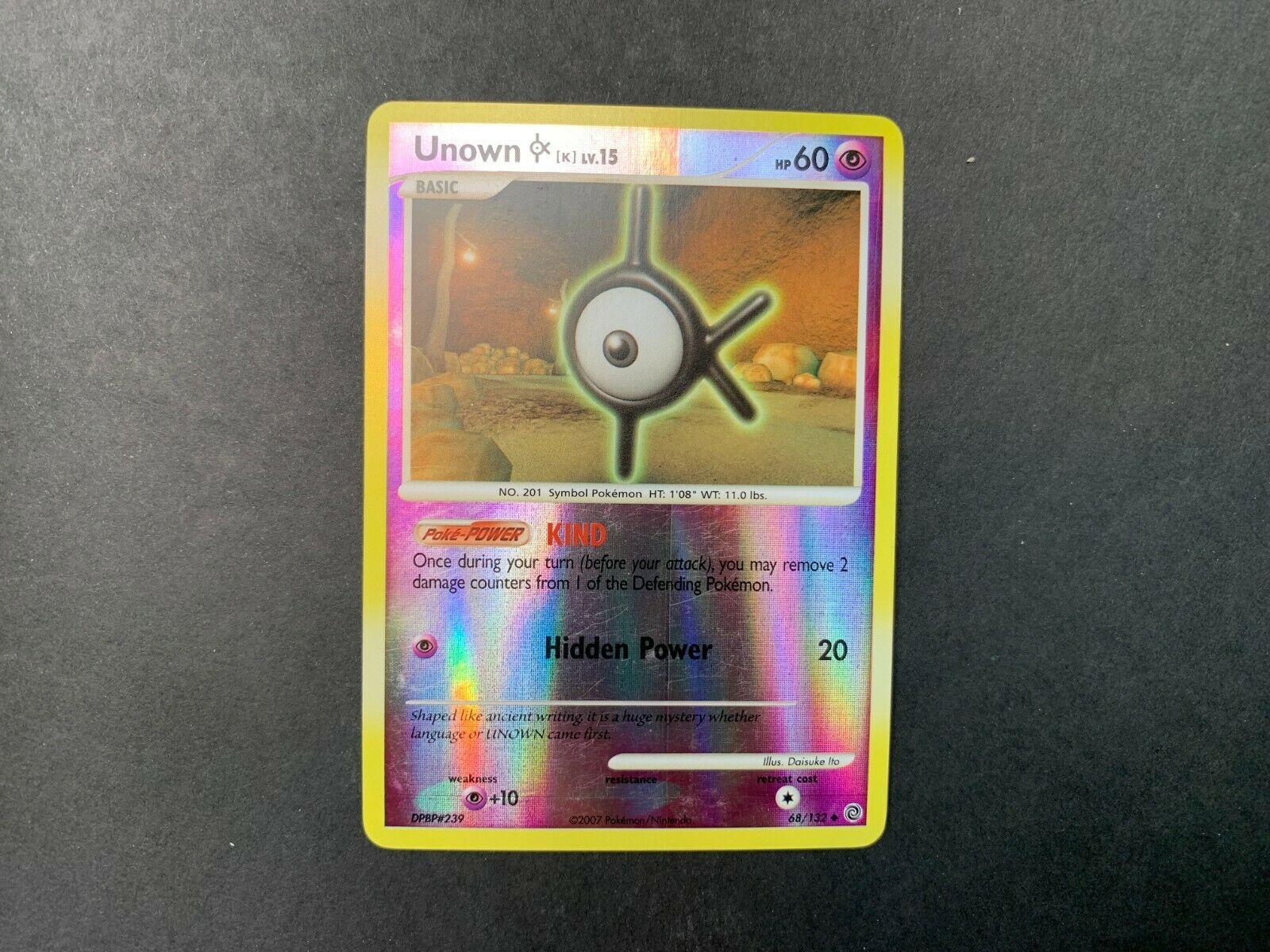 Unown K Reverse Holo Prices Pokemon Secret Wonders Pokemon Cards