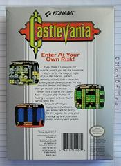 Box Back | Castlevania NES