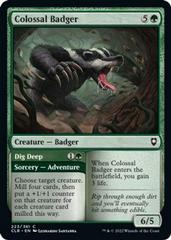 Colossal Badger #223 Magic Commander Legends: Battle for Baldur's Gate Prices