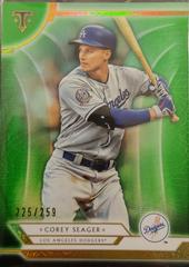 Corey Seager [Emerald] #17 Baseball Cards 2018 Topps Triple Threads Prices