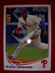Ryan Howard [Fielding] #6 Baseball Cards 2013 Topps Prices