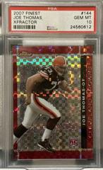 Joe Thomas [Xfractor] #144 Football Cards 2007 Topps Finest Prices