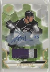 Dustin Brown [Autograph Patch] Hockey Cards 2020 SPx Prices