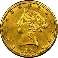 1894 O [PROOF] Coins Liberty Head Gold Eagle Prices