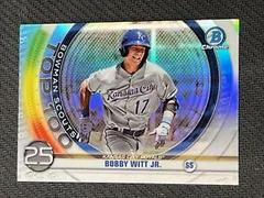 Bobby Witt Jr Baseball Cards 2020 Bowman Chrome Scouts' Top 100 Prices