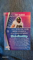 Back  | Trey McBride Football Cards 2022 Sage Hit
