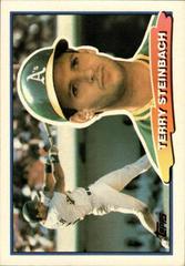Terry Steinbach [Black Logo] #39 Baseball Cards 1988 Topps Big Prices