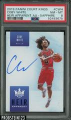 Coby White [Sapphire] Basketball Cards 2019 Panini Court Kings Heir Apparent Autographs Prices