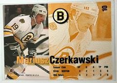 Backside | Mariusz Czerkawski Hockey Cards 1994 Fleer