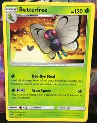 4x Pokemon Sun and Moon Butterfree 3/149 Rare Card 