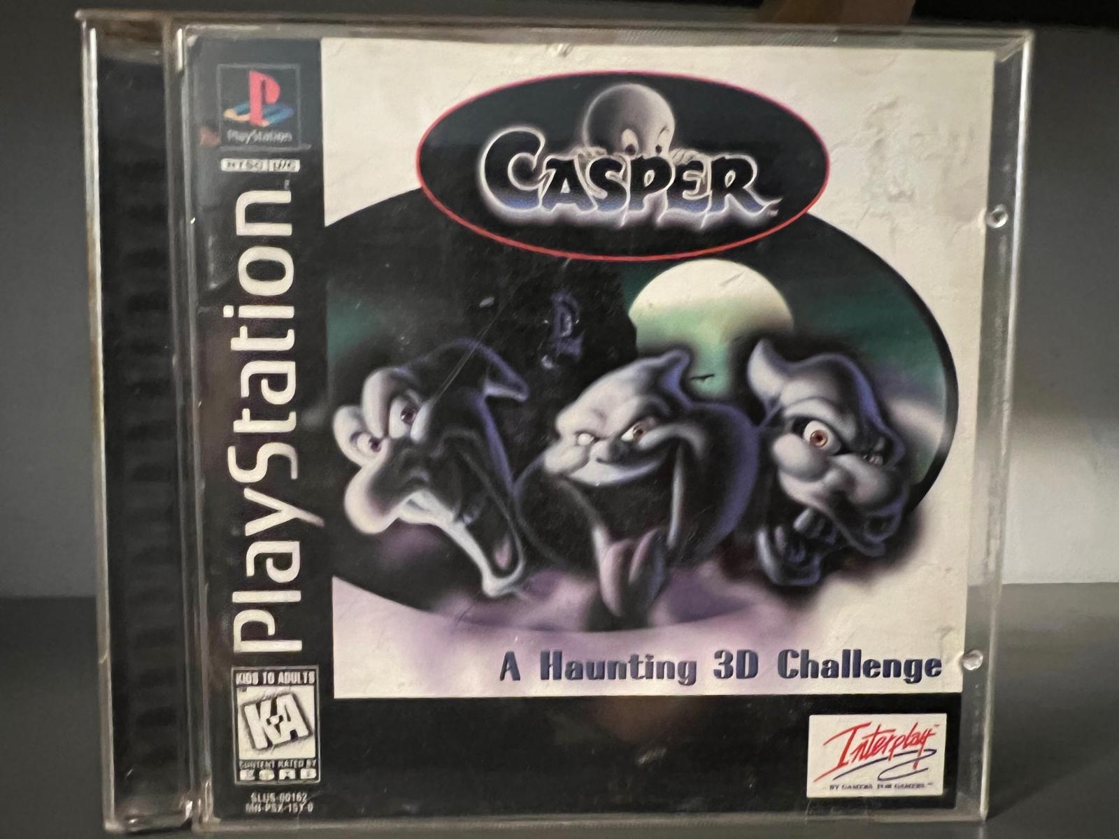 Casper Item, Box, and Manual Playstation