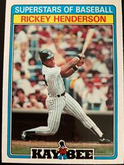 Rickey Henderson Baseball Cards 1987 Topps KayBee Superstars Prices
