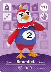 Benedict #171 [Animal Crossing Series 2] Amiibo Cards Prices