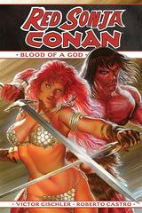 Red Sonja / Conan: Blood of a God [Hardcover] (2016) Comic Books Red Sonja / Conan Prices