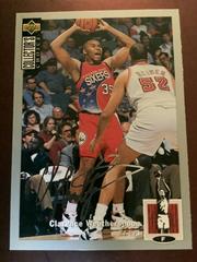 Clarence Weatherspoon #Silver Signature 35 Basketball Cards 1994 Upper Deck Prices