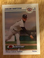 Cullen Hartzog #7 Baseball Cards 1991 Impel Line Drive Pre Rookie AA Prices