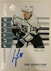 Carl Grundstrom [Autograph] Hockey Cards 2019 SP Authentic Prices