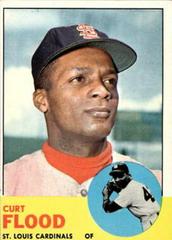 Curt Flood #505 Baseball Cards 1963 Topps Prices