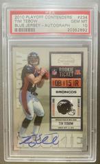 Tim Tebow [Blue Jersey Autograph] #234 Football Cards 2010 Playoff Contenders Prices