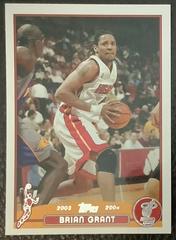 Brian Grant Basketball Cards 2003 Topps Prices